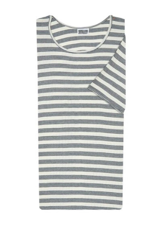 NØRGAARD PAA STRØGET 101 SS BW STRIPE ECRU/MARINE
